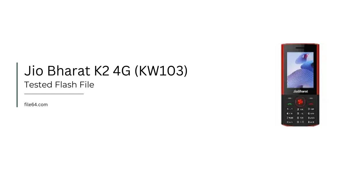 jio Bharat K2 4G Karbonn KW103 Flash File Karbonn_KW103_000_02_24_040225.zip