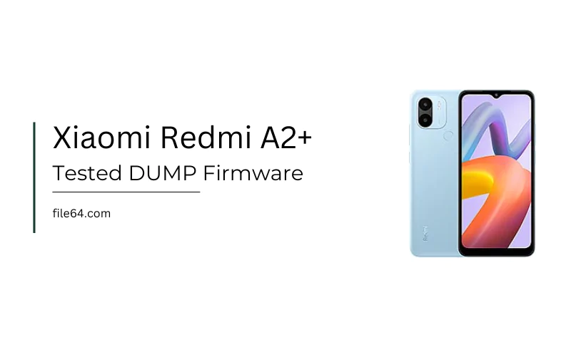 Redmi A2+ water Dump Firmware Scatter File Tested Dead Boot Repair